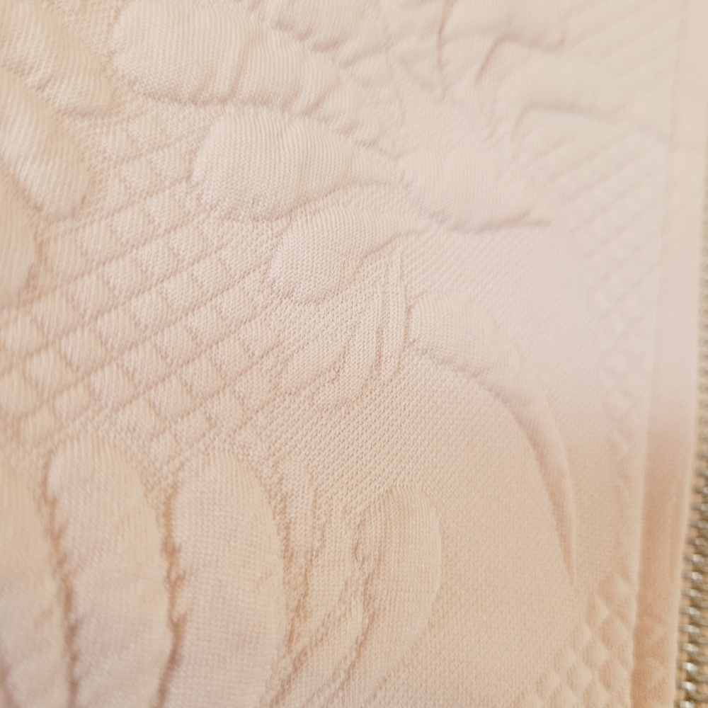 Embossed Express Small Pink/Tan Moto Jacket - Picture 5 of 8
